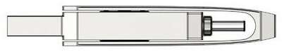 Модуль памяти USB3.0+Type-C Netac U782C 512 Гб серебристый [NT03U782C-512G-30PN]
