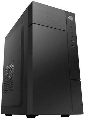Корпус FOXLINE MiniTower Forza FZ-017 450W черный (mATX, 450W, 2xUSB2.0, no fan) (FZ-017-SX450R)