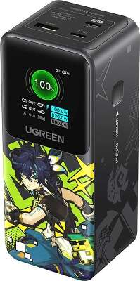 Внешний аккумулятор UGREEN PB721 (35524B) 20000mAh 130W Fast Charging Power Bank. Цвет: серый