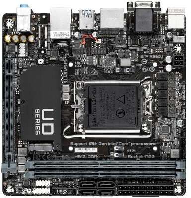 Материнская плата H610 S1700 MITX H610I DDR4 GIGABYTE