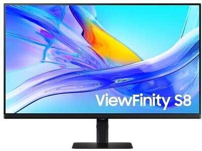 Монитор Samsung 32" S32D804UAI, 16:9, VA, UHD, 5ms, 350cd, 60Hz, DP, HDMI, USB, USB-C, LAN, HAS