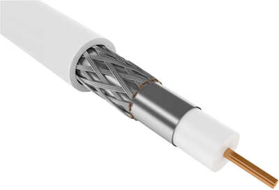 Кабель коаксиальный ITK CC1-R5F1-111-100-G RG-59 F/UTP 75Om PVC внутренний 100м белый