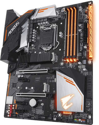 Материнская плата ATX LGA1151v2 GIGABYTE H370 AORUS Gaming 3 WIFI