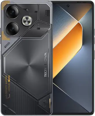 Смартфон Tecno Pova 6 256Gb 8Gb серый моноблок 3G 4G 2Sim 6.8" 1080x2460 Android 14 108Mpix 802.11 a/b/g/n/ac NFC GPS GSM900/1800 Protect FM