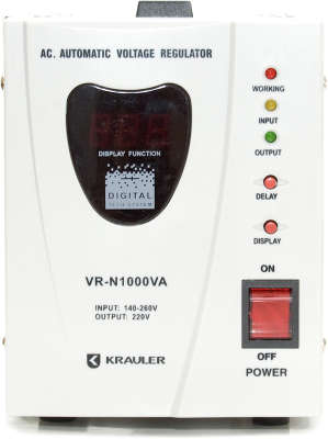 Автоматический стабилизатор напряжения Krauler VR-N1000VA 1000VA