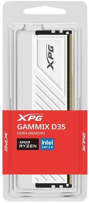 Модуль памяти ADATA Gammix D35 Gaming Memory 16GB DDR4 3200 U-DIMM XPG CL 16-20-20, white