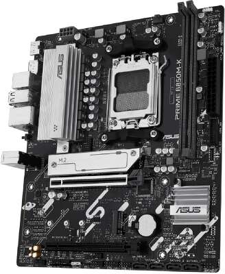 ASUS PRIME B850M-K (Socket AM5, mATX, 2xDDR5(128GB), DP/HDMI, 1xPCIe 5.0x16/1xPCIe 4.0x16, 1xLAN (2.5GbE), 4xSATA 6Gb/s, 2xM.2, 1xType-C, 4xUSB 3.2, 4xUSB 2.0, PS/2)