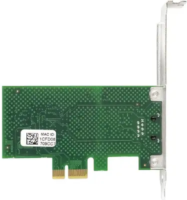 Exegate EX283723RUS Сетевой адаптер EXE-i210AT PCI Express 2.0 10/100/1000Mbps 1xRJ-45 (Copper) Intel WGI210AT