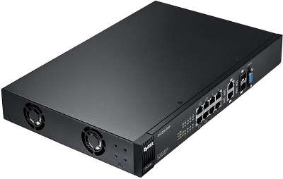 Коммутатор ZyXEL GS2200-8HP 8-портовый управляемый High Power PoE-коммутатор Gigabit Ethernet с 2 SFP-слотами