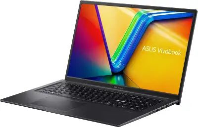 Ноутбук Asus VivoBook 17X K3704VA-AU051 Core i5 13500H 16Gb SSD512Gb Intel Iris Xe graphics 17.3" IPS FHD (1920x1080) без ОС black WiFi BT Cam (90NB1091-M00210)