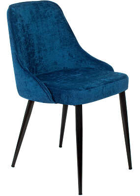 Стул для дома Бюрократ KF-5_2 комплект 2шт т.синий Velvet 29 металл черный на ножках (KF-5/VELV29_2)