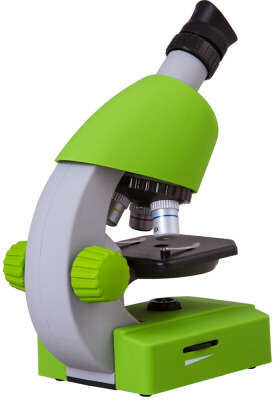 Микроскоп Bresser Junior 70124 монокуляр 40-640x на 3 объектива зеленый