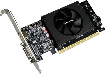 Видеокарта GIGABYTE nVidia GeForce GT710 1Gb DDR5 PCI-E DVI, HDMI