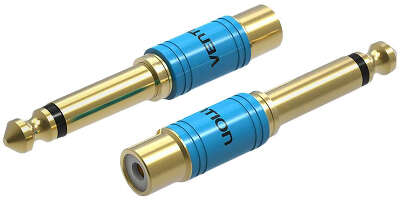 Переходник Vention jack 6.35 mm M/RCA F