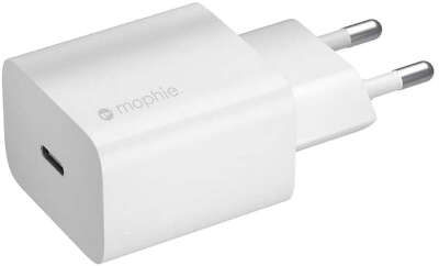 Зарядное устройство Mophie Wall Adapter USB-C 20W, White [409907457]