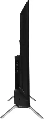 Телевизор QLED Skyworth 43" 43Q66G Google TV Frameless черный/серебристый 4K Ultra HD 60Hz DVB-T DVB-T2 DVB-C DVB-S DVB-S2 USB WiFi Smart TV
