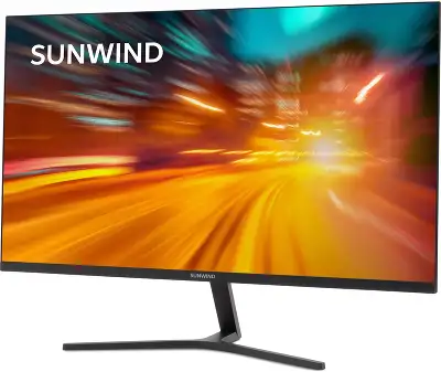 Монитор SunWind 27" SM-27FI401 черный IPS LED 1ms 16:9 HDMI матовая 250cd 178гр/178гр 1920x1080 180Hz G-Sync FreeSync DP FHD 4.2кг