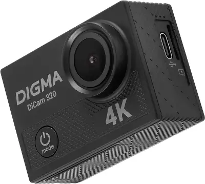 Экшн-камера Digma DiCam 320 черный