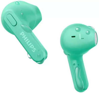 Гарнитура вкладыши Philips TAT2236GR/00 зеленый беспроводные bluetooth в ушной раковине