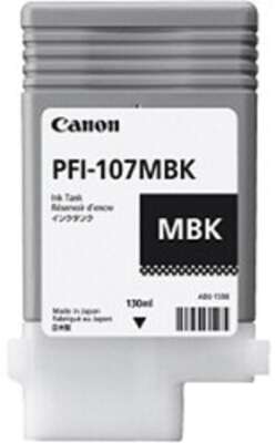 Canon PFI-107MBK 6704B001 Картридж  для  iPF680/685/770/780/785, Черный матовый, 130ml 