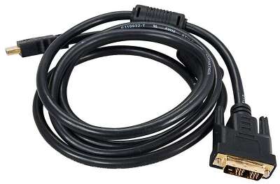Rexant (17-6303) Кабель HDMI - DVI-D, 1,5м, Gold, с фильтрами