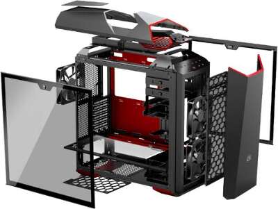 Корпус COOLERMASTER MasterCase MC500MT, черный, ATX, Без БП (MCM-M500T-RH5N-S00)