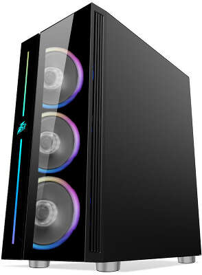 Корпус 1STPLAYER BLACK.SIR B7-A, черный, ATX, Без БП (B7-A-4M2)