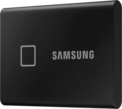 Внешний SSD Samsung 2Tb T7 Touch, 1.8", USB 3.2/Type-C, черный (MU-PC2T0K/WW)