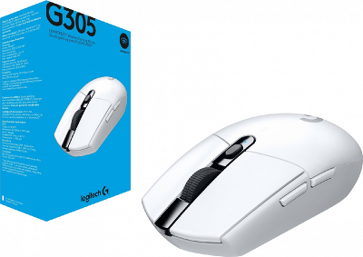 Logitech Mouse G305 Lightspeed Wireless Gaming White Retail 910-005291