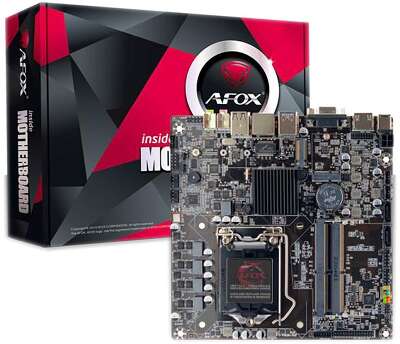 Материнская плата Afox AFH510-MI-V2 LGA1200 mini-ITX 2xDDRL4 M.2 HDMI VGA