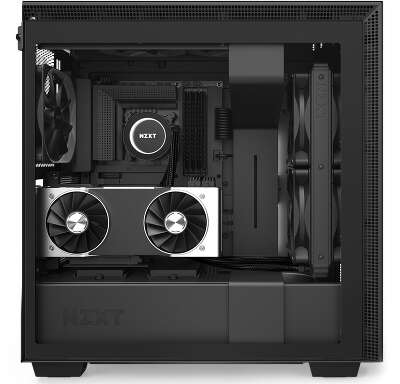 Корпус NZXT H710i Black, черный, ATX, Без БП (CA-H710I-B1)