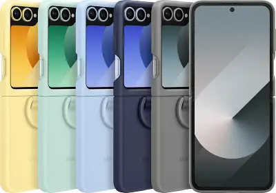 Чехол (клип-кейс) Samsung для Samsung Galaxy Z Flip6 Silicone Case Flip 6 (F741) желтый (EF-PF741TYEGRU)