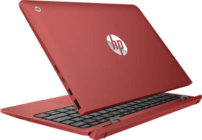 Ноутбук HP x2 10-p004ur Red 10.1" HD Touch X5-Z8350/4/64SSD/WF/BT/CAM/W10 (Y5V06EA)