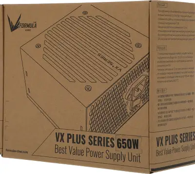Блок питания Formula ATX 650W AC VX PLUS (20+4pin) 120mm fan 4xSATA RTL