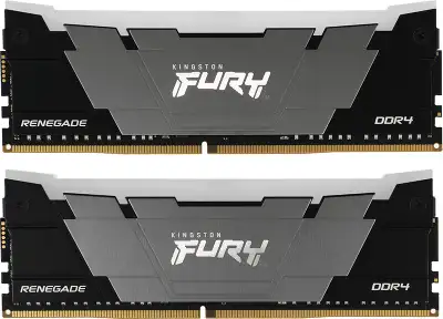 Память DDR4 2x8GB 4600МГц Kingston KF446C19RB2AK2/16 Fury Renegade RGB RTL Gaming PC4-36800 CL19 DIMM 288-pin 1.5В kit single rank с радиатором Ret