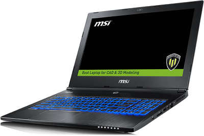 Ноутбук MSI WS60 6QJ-626RU 15.6" /E3-1505Mv5/16Gb/1Tb+256SSD/M2000M 4GBWiFi/BT/Cam/W10