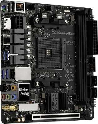 Материнская плата mini-ITX LGAAM4 ASRock X470 GAMING-ITX/AC