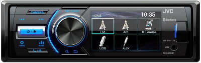 Автомагнитола JVC KD-X560BT 1DIN 4x45Вт v4.2 3" ПДУ RDS