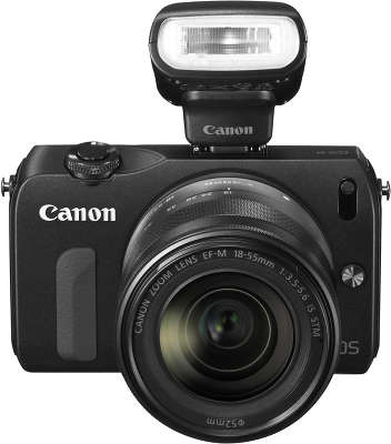 Цифровая фотокамера Canon EOS-M black kit (18-55 мм f/3.5-5.6 IS STM)