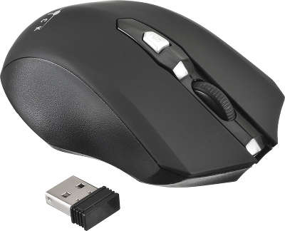 Мышь беспроводная USB Oklick 555MW 1600 dpi, чёрная