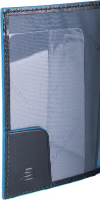 Обложка для документов Piquadro Blue Square PP5256B2/BLU2 синий натур.кожа