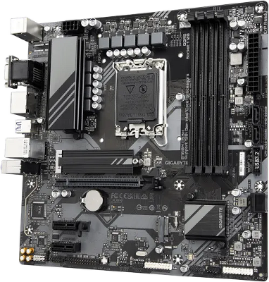 Материнская плата GIGABYTE B760M DS3H, LGA1700, B760, 4*DDR5, 4*SATA, 2*M.2, 3*USB 3.2, 2*USB 2.0, Type-C, 1*PCIx16, 2*PCIx1, D-Sub+HDMI+2*DP ,mATX