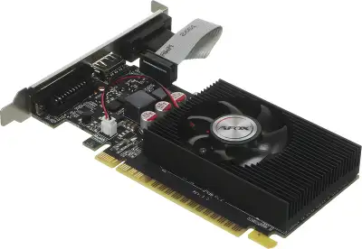 Видеокарта Afox PCI-E 3.0 AF610-1024D3L7-V6 NVIDIA GeForce GT 610 1Gb 64bit DDR3 810/1333 DVIx1 HDMIx1 CRTx1 HDCP Ret
