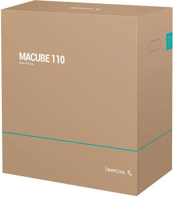 Корпус Deepcool MACUBE 110, черный, mATX, Без БП (R-MACUBE110-BKNGM1N-G-1)