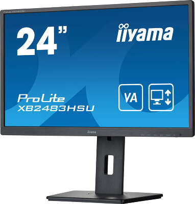 Монитор 24" Iiyama ProLite XB2483HSU-B5 VA FHD HDMI, DP, USB-Hub