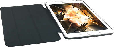 Чехол IT BAGGAGE для планшета SAMSUNG Galaxy Tab E 8" искус. кожа, черный [ITSSGTA70-0]