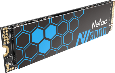 SSD накопитель Netac SSD NV3000 250GB PCIe 3 x4 M.2 2280 NVMe 3D NAND, R/W up to 3000/1400MB/s, IOPS(R4K) 160K/120K, TBW 150TB, with heat sink, 5y wty