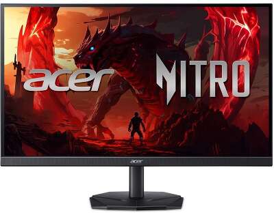 Монитор 23.8" ACER KG241YX1bmiipx Black (IPS, 1920x1080, 0,5 / 1ms, 250cd, 200Hz, 2xHDMI(2.0) + 1xDP(1.2) + SPK + Audio Out, Speakers 2Wx2, Internal, sync: FreeSync Premium, hdr: HDR 10, Vesa:100x100)