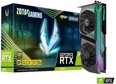 Видеокарта ZOTAC NVIDIA nVidia GeForce RTX 3070 AMP Holo 8Gb DDR6 PCI-E 3DP