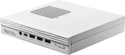 Неттоп MSI Pro DP10 12M-221RU i5 1235U (1.3) 16Gb SSD512Gb Iris Xe Windows 11 Pro 2.5xGbitEth WiFi BT 120W белый (9S6-B0A622-221)